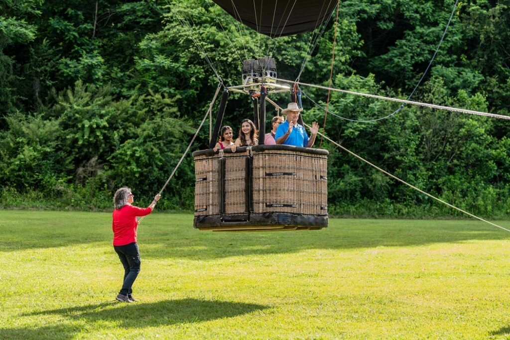 Hot air balloon rides