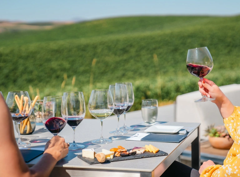 Wine tasting silent auction item