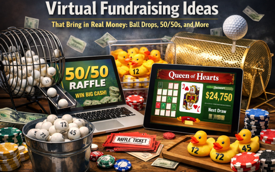 Virtual Fundraising Ideas That Bring in Real Money: Ball Drops, 50/50s, and More