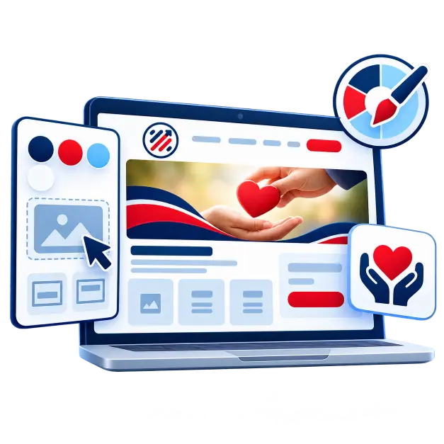 website branding customization interface